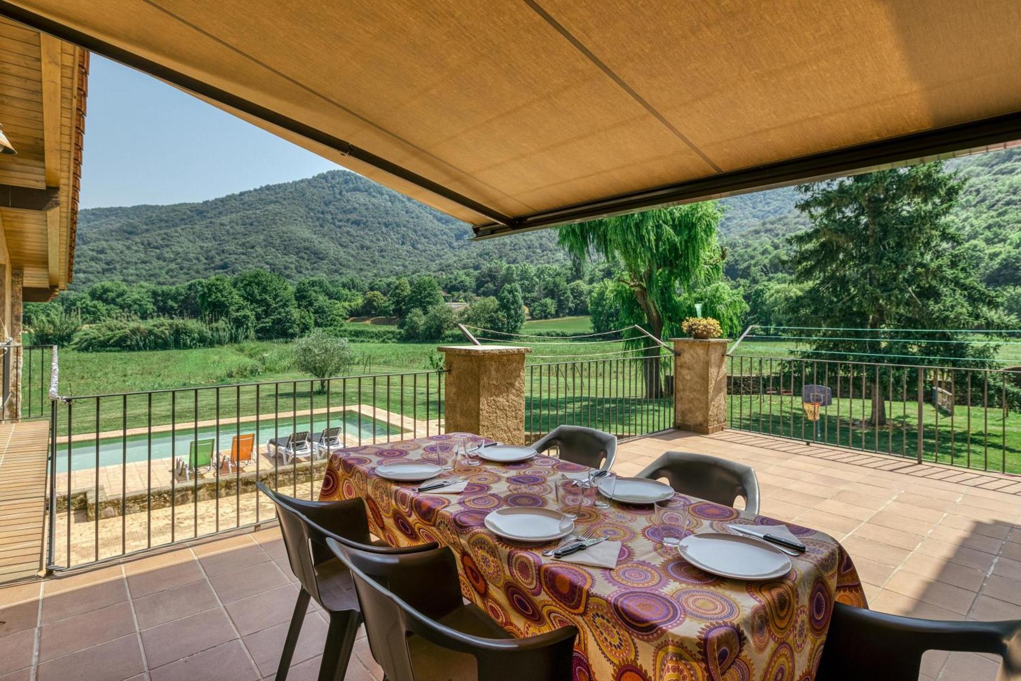 Casa Rural Mas Plantalech La Vall de Bianya Exteriör bild