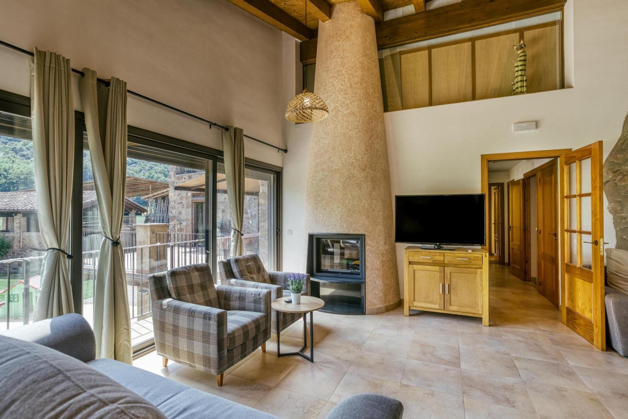 Casa Rural Mas Plantalech La Vall de Bianya Exteriör bild